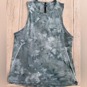 Men’s Lululemon tank (Tye-dye green) color size XL